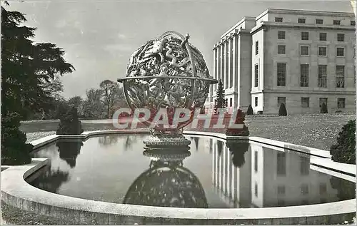 Cartes postales moderne Geneve le Palais des Nations Unies la Sphere Armillaire dite Sphere Manship