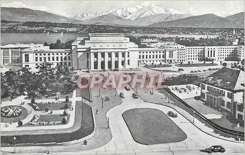 Moderne Karte Geneve le Palais de l'ONU