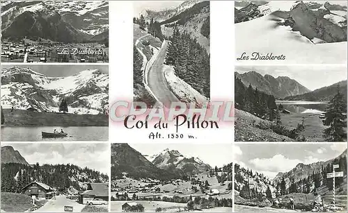 Moderne Karte Col du Pillon alt 1550m