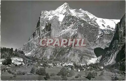 Moderne Karte Grindelwald mit Wetterhorn