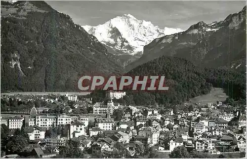 Cartes postales moderne Interlaken mit Jungfrau 4158 m