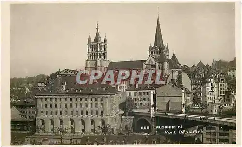 Cartes postales moderne Lausanne et Pont Bessieres