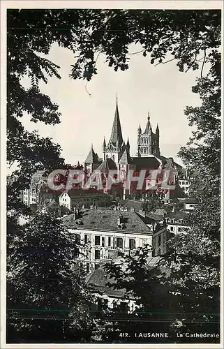 Cartes postales moderne Lausanne La Cathedrale