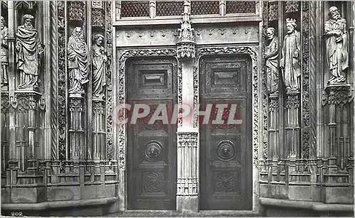 Cartes postales moderne Lausanne La Cathedrale La Grande Porte