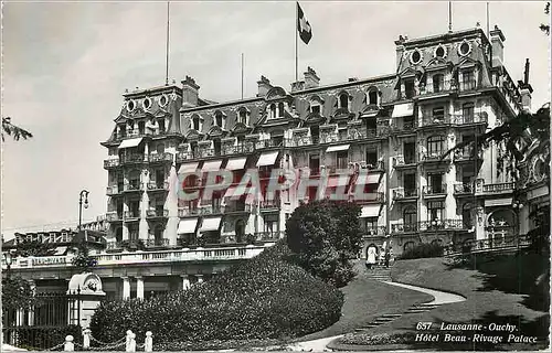Cartes postales moderne Lausanne Ouchy Hotel Beau Rivage Palace