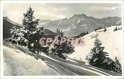 Cartes postales moderne Leysin Les Dents du Midi