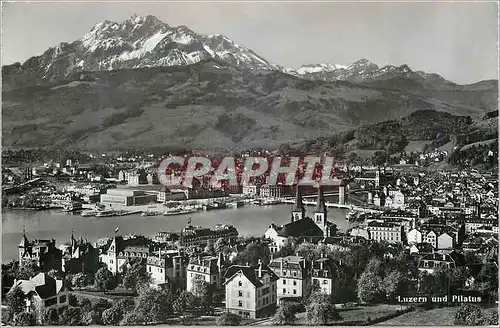 Moderne Karte Luzern und Pilatus