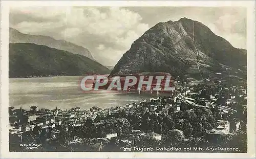 Cartes postales moderne Lugano Paradiso Col Mte S Salvatore