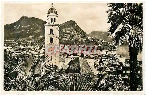 Cartes postales moderne Lugano Monte Bre