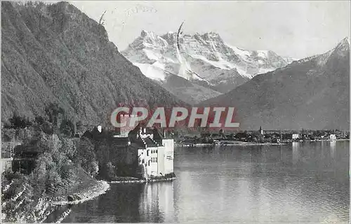 Cartes postales moderne Montreux Chateau de Chillon