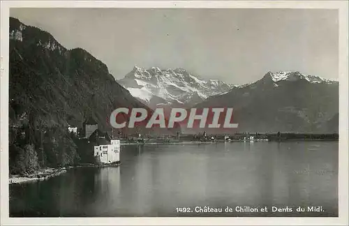 Cartes postales moderne Chateau de Chillon et les Dents du Midi