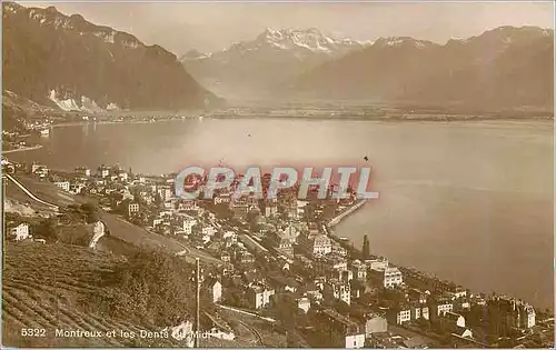 Cartes postales moderne Montreux  et Les Dents du Midi