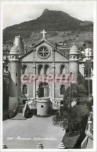 Cartes postales moderne Montreux Eglise Catholique