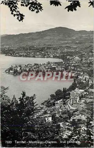 Cartes postales moderne Territet Montreux Clarens Vue Generale