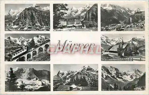 Cartes postales moderne Murren