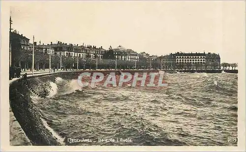 Moderne Karte Neuchatel Baie de l'Evole