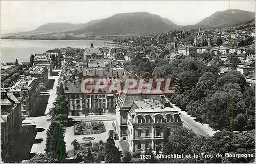 Cartes postales moderne Neuchatel et le Trou de Bourgogne