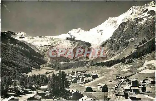 Cartes postales moderne Saas Fee 1790 m Feegletscher u Gletscheralp