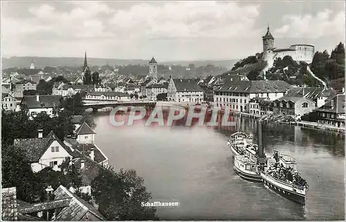 Cartes postales moderne Schaffhausen Bateau