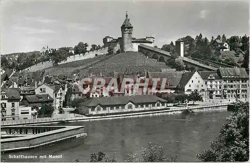 Moderne Karte Schaffhausen mit Munot