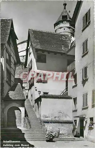 Cartes postales moderne Schaffhausen Aufstieg zum Munot