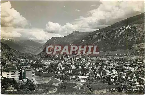 Cartes postales moderne Sion Vue Generale