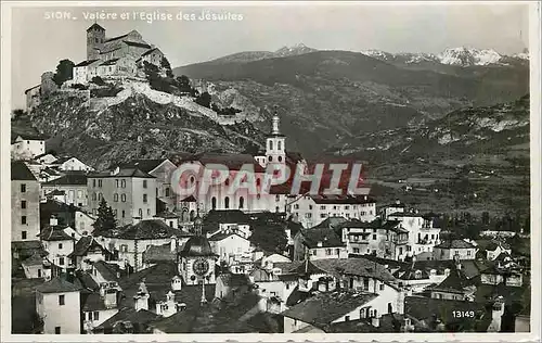 Cartes postales moderne Sion Valere et l'Eglise des Jesuites