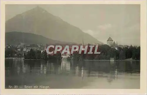 Cartes postales moderne Spiez mit Niesen