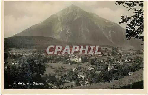 Cartes postales moderne Spiez mit Niesen