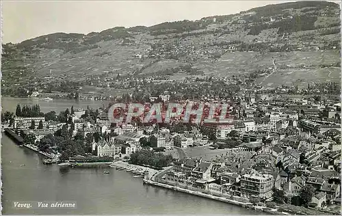 Cartes postales moderne Vevey Vue aerienne