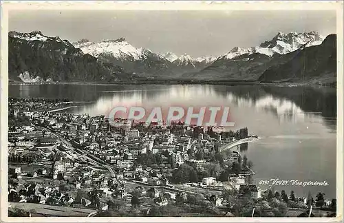 Cartes postales moderne Vevey Vue Generale