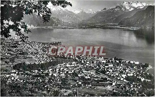 Cartes postales moderne Mont Pelerin alt 900 m Buffet de la Gare