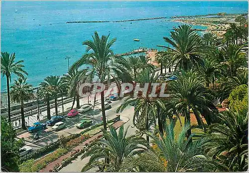 Cartes postales moderne Sanremo Riviera dei Fiori avenue Imperatrice et Plage
