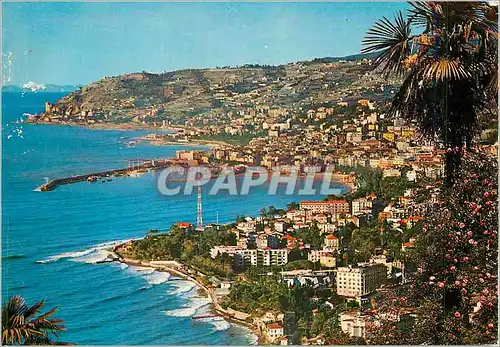 Cartes postales moderne Sanremo (IM) Riviera dei Fiori Panorama vu du Levant
