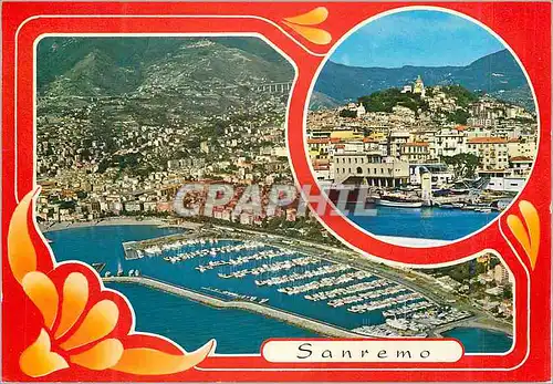 Cartes postales moderne Sanremo Riviera dei Fiori Vue aerienne Portosole