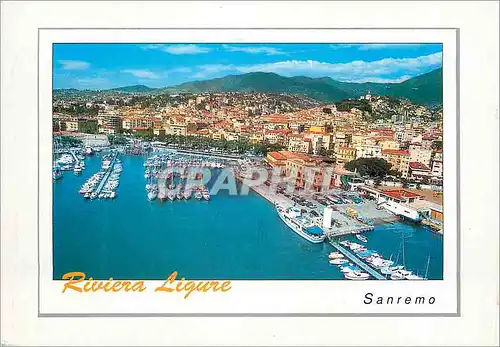Cartes postales moderne Sanremo Riviera dei Fiori Vue Panoramique depuis le Port