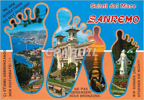 Cartes postales moderne Saluti dal Mare Sanremo