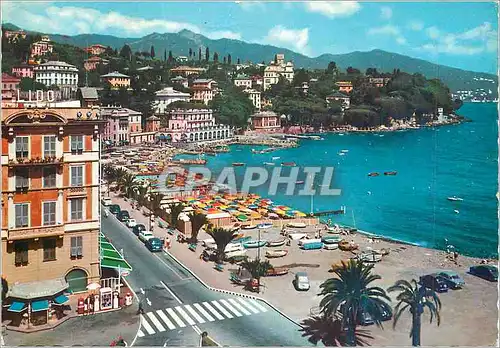 Moderne Karte S Margherita Ligure La Plage