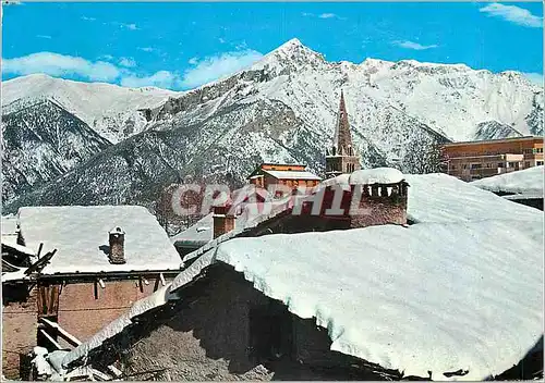 Cartes postales moderne Sauze d'Oulx m 1510 Piemonte Turistico Raccourci du Vieux Bourg