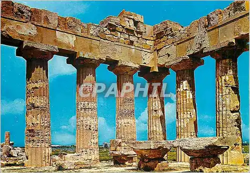 Cartes postales moderne Selinunte Temple F (Interne)