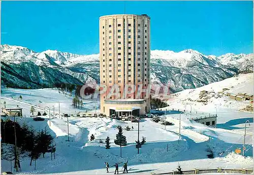 Moderne Karte Sestriere mt 2035 Grand Hotel Duchi D'Aosta