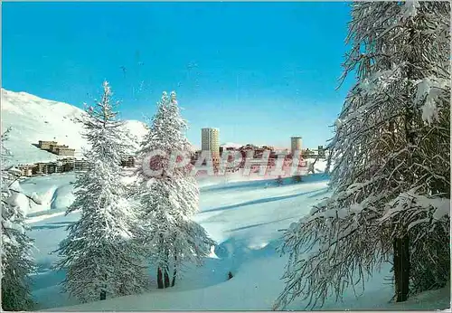 Moderne Karte Sestriere mt 2035 Panorama