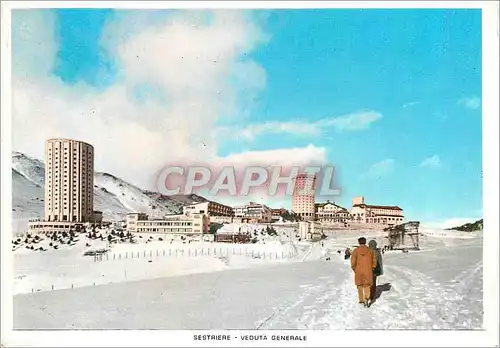 Cartes postales moderne Sestriere Verduta Generale