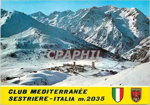 Cartes postales moderne Sestriere mt 2035 Italia Club Mediterranee