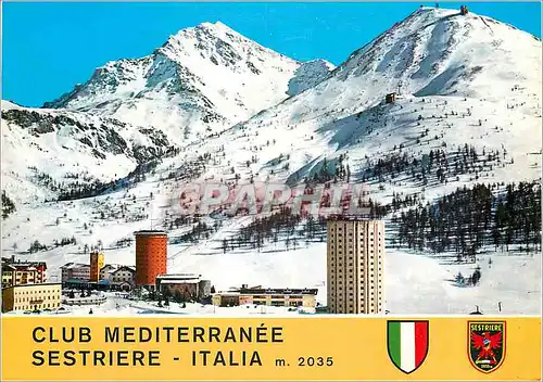 Cartes postales moderne Sestriere mt 2035 Italia Club Mediterranee