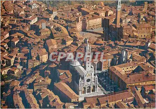 Moderne Karte Siena Vue aerienne