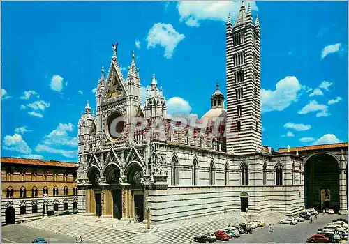 Moderne Karte Siena La Cathedrale