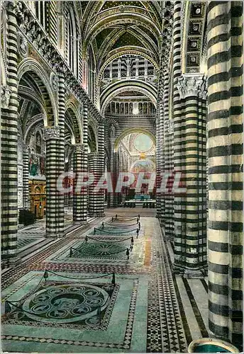 Moderne Karte Siena Interieur de la Cathedrale