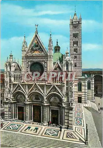 Moderne Karte Siena La Cathedrale