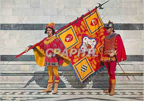 Cartes postales moderne Siena Le Storiche Contrade Duce e Paggio Maggiore della Chiocciola